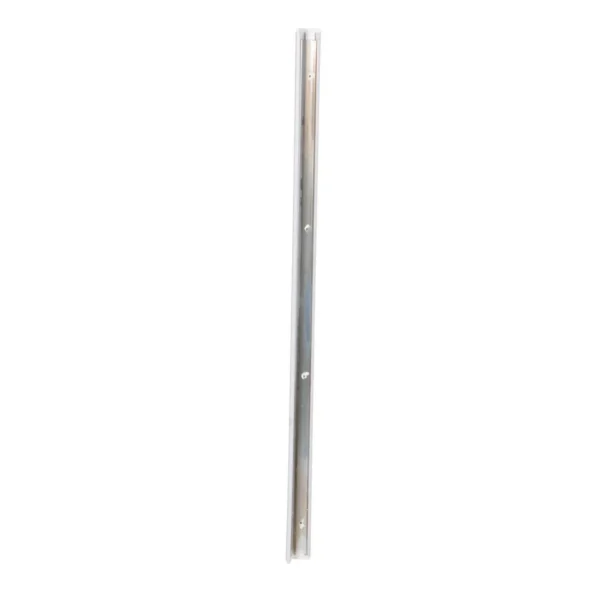 PVC Plastic Corner Protector with Aluminum Insert2 In. x 2 In. x 48 In. 90 Degree White