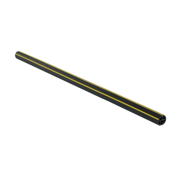 Rubber PVC Edge Guard 5/8 In. x 3/4 In. Slot Black/Yellow