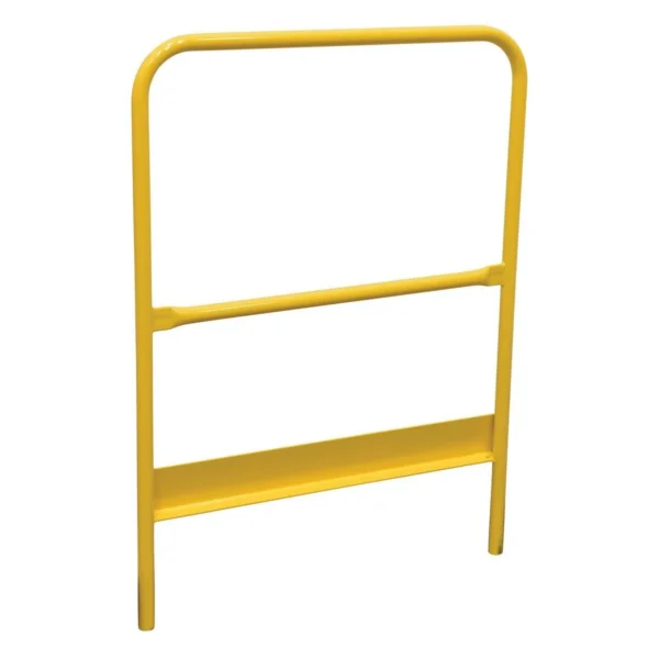 Steel Hand Rail 36 In. Wide For Steel Personnel Work Platform Models Yellow