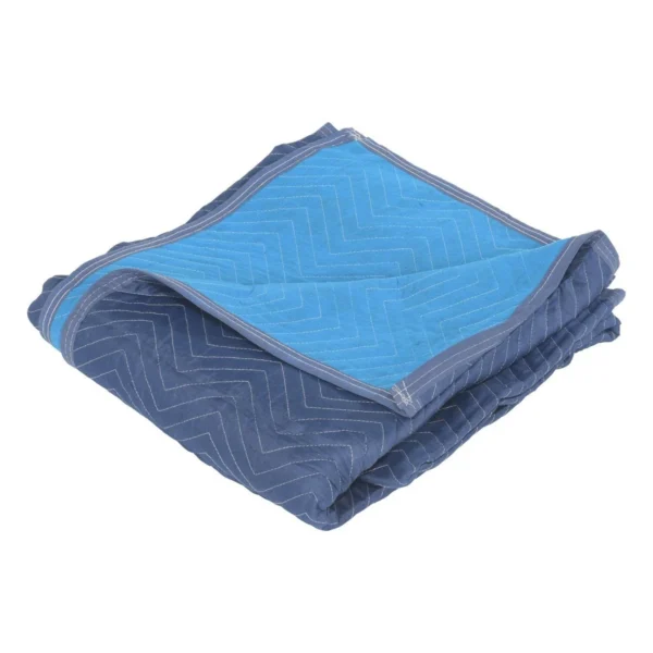 Polyester/Cotton Heavy Duty Quilted Moving Pad 80 In. x 72 In. x 1 In. Blue