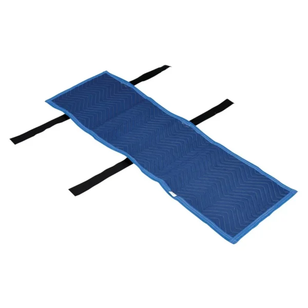 Polyester/Cotton Woven Hand Truck Moving Pad with Velcro Straps 1/8 In. x 16 In. x 55 In. Blue