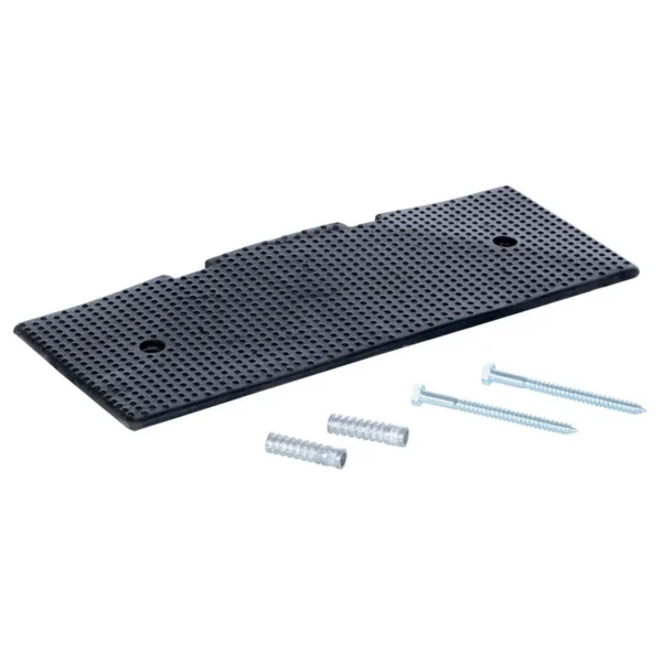 Rubber Female End Cap Concrete Hardware 8-7/8 In. x 23-1/2 In. x 1-5/8 In. 40000 Lb. Capacity Black