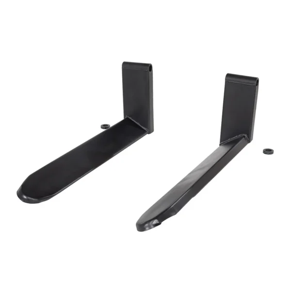 Steel Stacker Drum/Roll/Reel Forks 1,200 Lb. Capacity Black