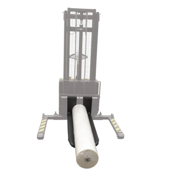 Steel Counter Balanced Power Lift Roll Fork Attachment Black