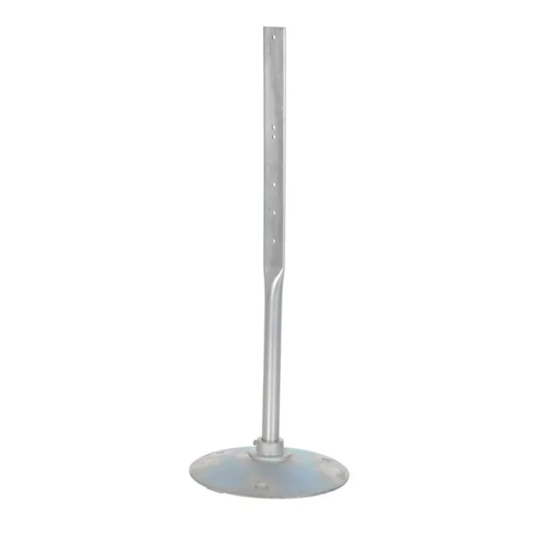 Steel Sign Stand 17.38 x 17.38 x 48 Silver