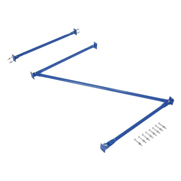 Steel Standard Cantilever Brace Set 120 In. x 36 In. Blue
