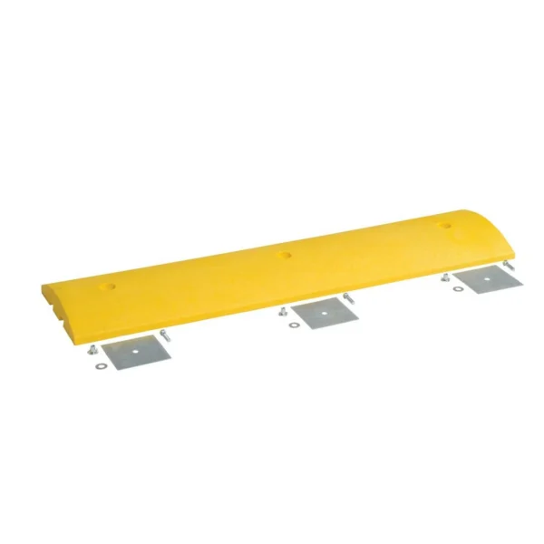 Plastic Speed Bump Glue Down Hardware 48 In. x 12 In. x 2-1/4 In. Yellow