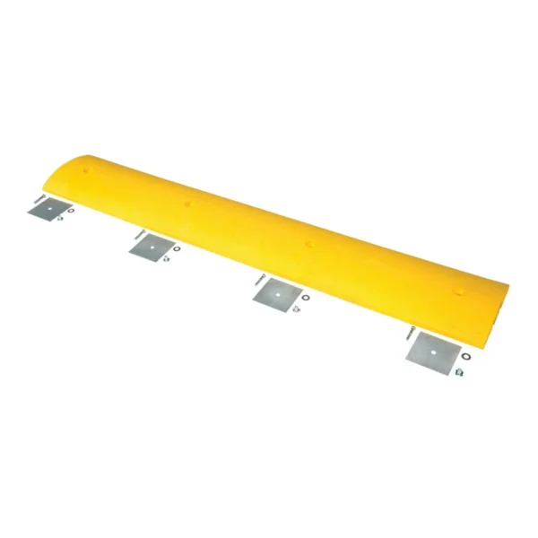 Plastic Speed Bump Glue Down Hardware 72 In. x 12 In. x 2-1/4 In. Yellow