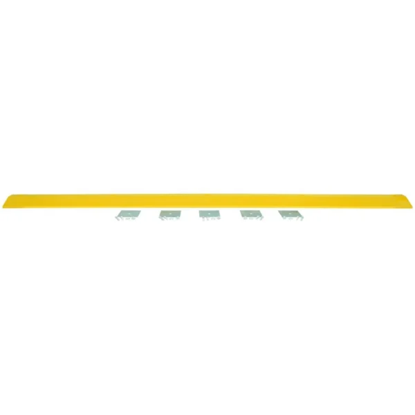 Plastic Speed Bump Glue Down Hardware 106 In. x 10 In. x 2 In. Yellow