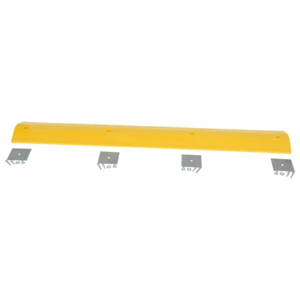 Plastic Speed Bump Glue Down Hardware 72 In. x 10 In. x 2 In. Yellow
