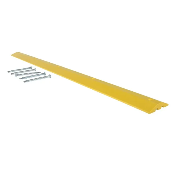 Plastic Speed Bump Heavy Duty Asphalt Hardware 106 In. x 10 In. x 2 In. Yellow