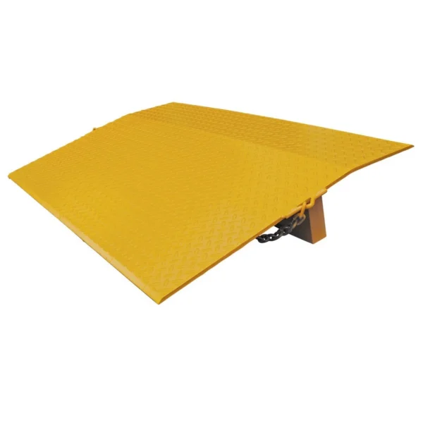 Steel Truck Dock Plate 30 In. x 48 In. x 7-9/16 In. 5,000 Lb. Capacity Yellow