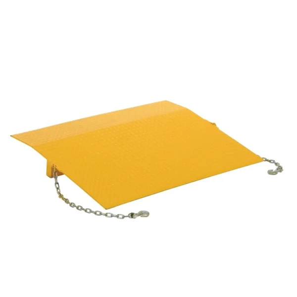 Steel Truck Dock Plate 60 In. x 72 In. x 12-1/2 In. 3,860 Lb. Capacity Yellow