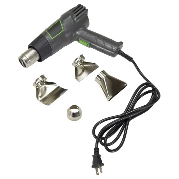 Plastic Electric Shrink Wrap Heat Gun 60 In. Cord Length Black