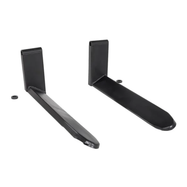 Steel Stacker Drum/Roll/Reel Forks 44 In. Length 1,200 Lb. Capacity Black
