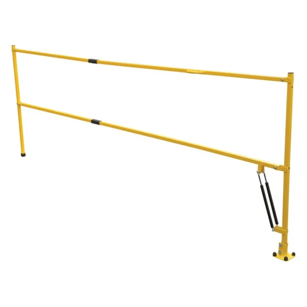 Steel Safety Lift Gate 10 Ft. Lowered Gate Width Yellow