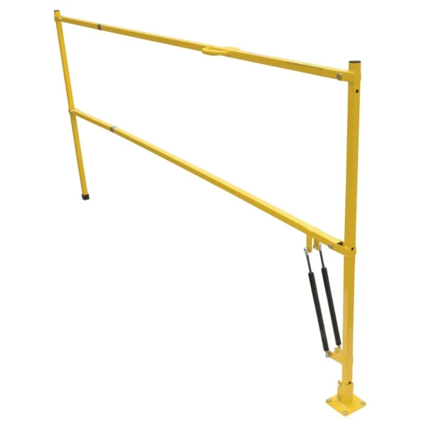 Steel Safety Lift Gate 8 Ft. Lowered Gate Width Yellow