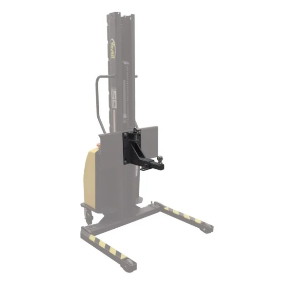 Steel Single Ball Hitch Attachment For Narrow Mast Stacker Models Black