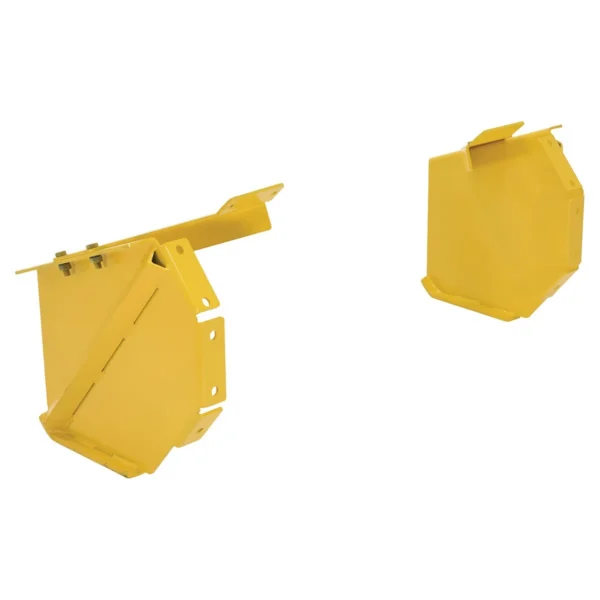Retro Fit End Plates For Snow Plow Blade Yellow