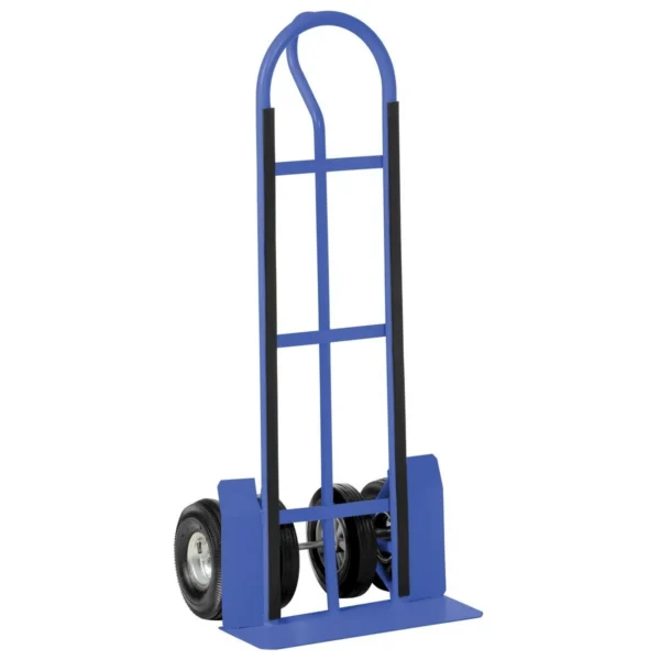 Steel P-Handle Truck with Dual Wheels 600 Lb. Capacity Yellow