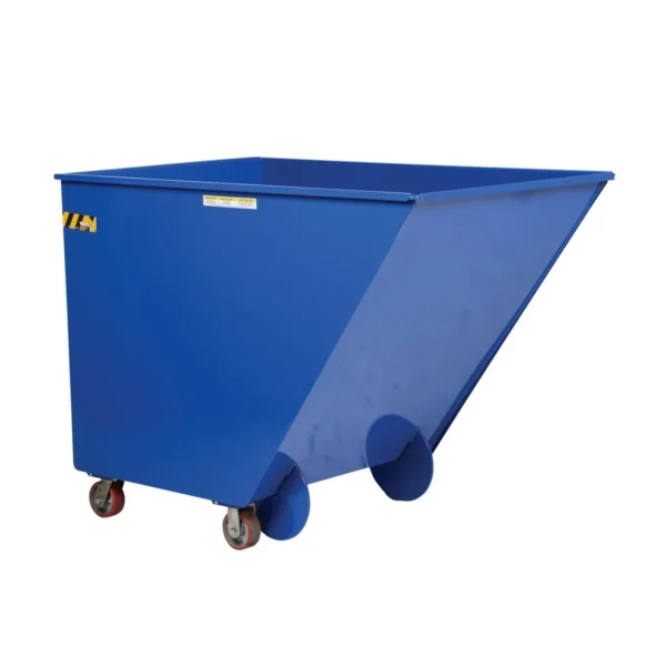 Steel Portable Dump Truck 1 Cubic Yard 27 Cubic Feet 1,500 Lb. Capacity Blue