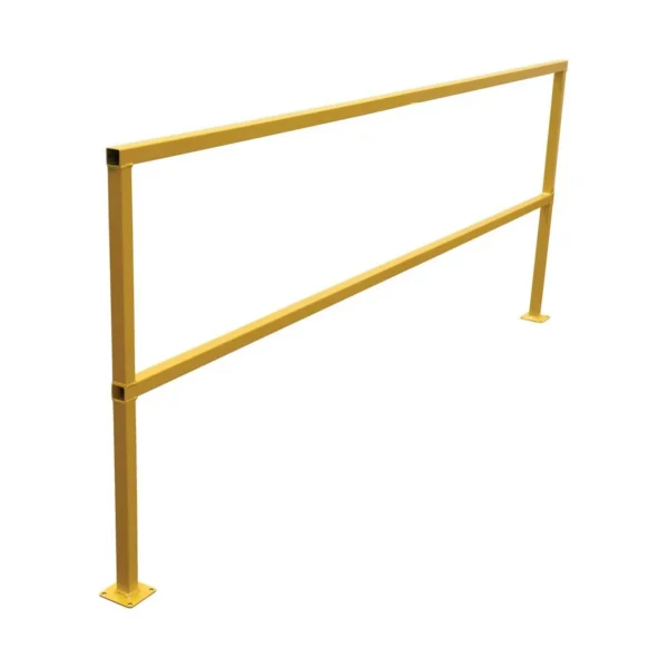 Steel Square Safety Handrail 110-1/2 In. x 4 In. x 42 In. Yellow