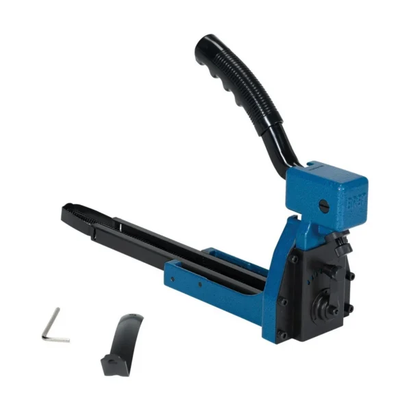 Steel Manual Carton/Box Stapler 5/8 In. Staple Depth x 1-3/8 In. Staple Width Blue