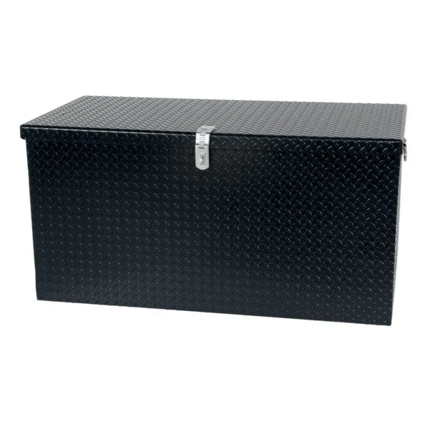 Steel Tread Plate Toolbox 30 In. x 60 In. 3,000 Lb. Capacity Black