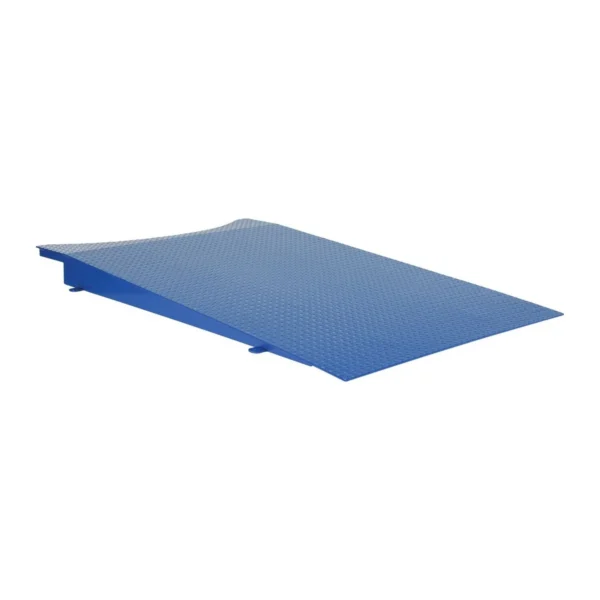 Steel Approach Ramp 48 In. x 48 In. with Scale 4,000 Lb. Capacity Blue For Use With Model SWA-50