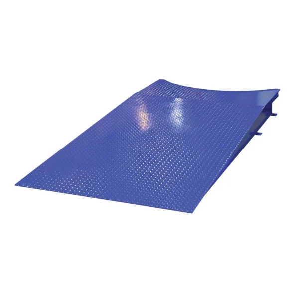 Steel Approach Ramp with Scale 4,000 Lb. Capacity Blue For Use With SWA-60-AW