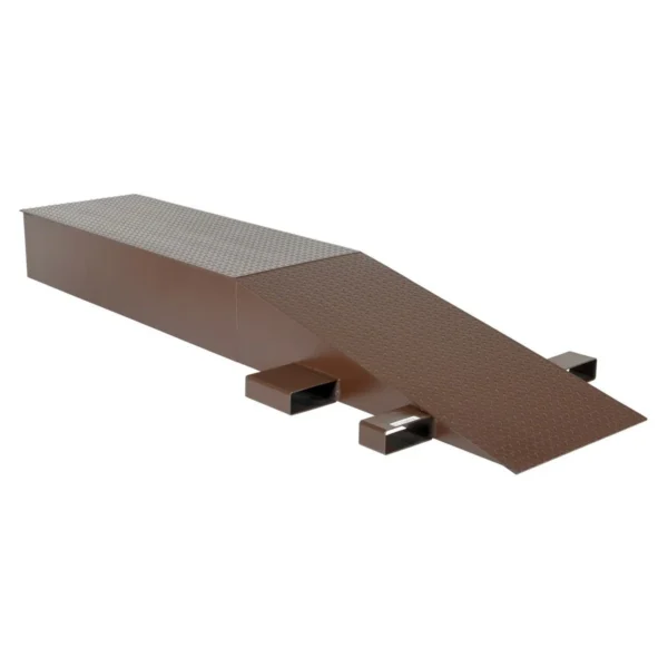 Steel Wheel Riser 108 In. x 24 In. x 12-1/4 In. 40,000 Lb. Capacity Brown