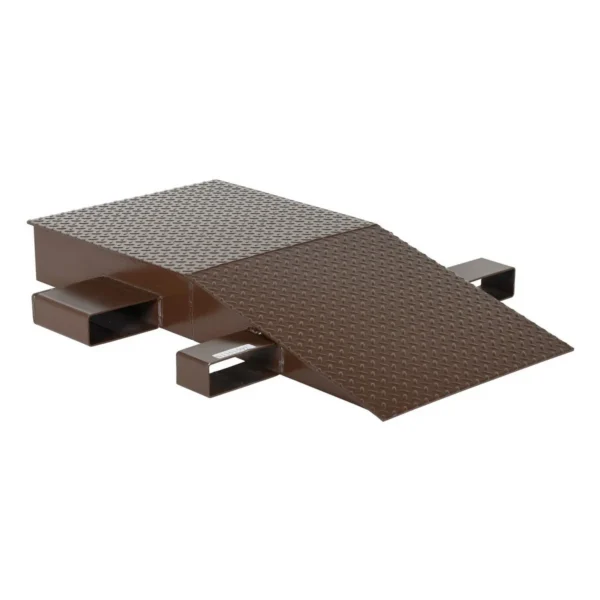 Steel Wheel Riser 48 In. x 24 In. x 6-1/4 In. 40,000 Lb. Capacity Brown