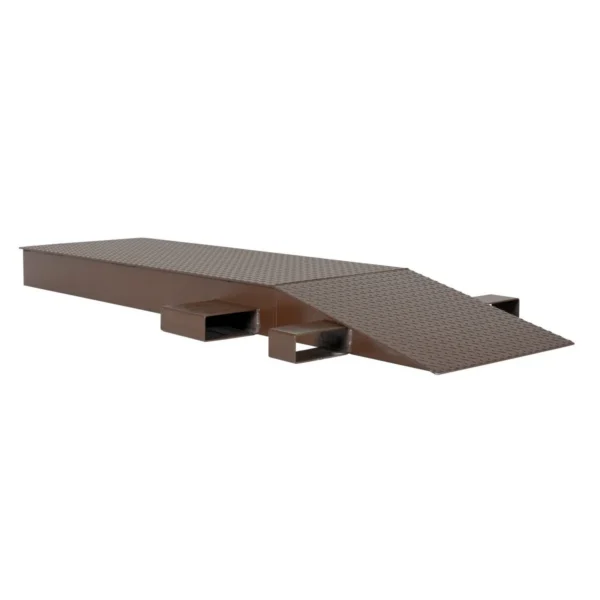 Steel Wheel Riser 84 In. x 24 In. x 6-1/4 In. 40,000 Lb. Capacity Brown