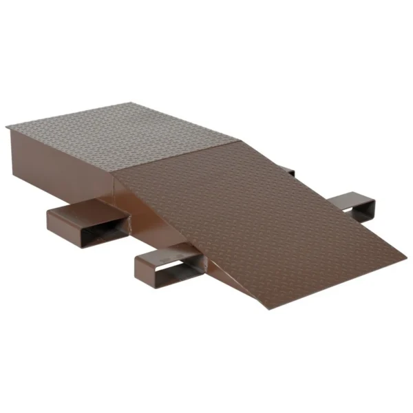 Steel Wheel Riser 60 In. x 24 In. x 8-1/4 In. 40,000 Lb. Capacity Brown