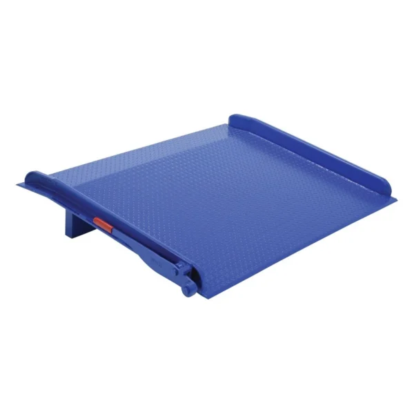 Steel Truck Dock Board 60 In. x 48 In. 10,000 Lb. Capacity Blue