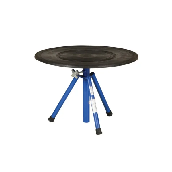 Steel Turntable 30 In. Diameter Manual 21-32 In. Height Adjustment 300 Lb. Capacity Blue