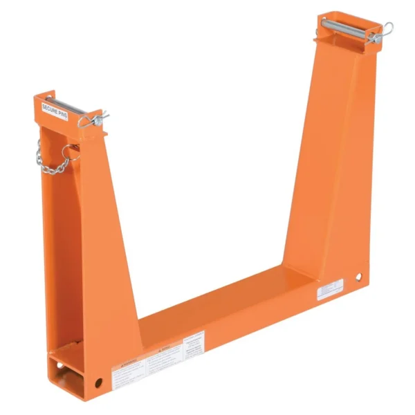 Portable Steel Storage U-Rack 10,000 Lb. Capacity Per Set Orange