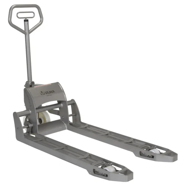 304L Stainless Steel Hydraulic Hand Pump Pallet Jack 4,500 Lb. Capacity Silver