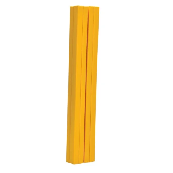 Vinyl Column Protective Pad I-Beam 6 Ft. x 12 In. Yellow