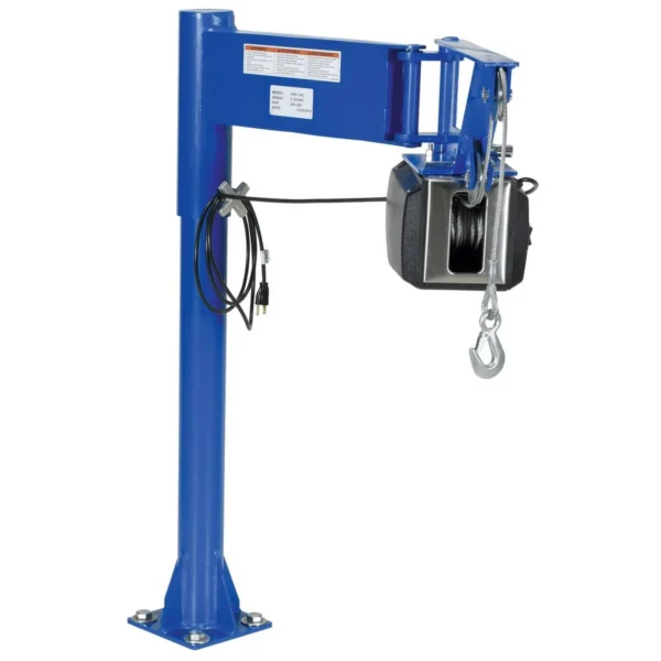 Steel AC Powered Lifter Jib 400 Lb. Capacity Blue