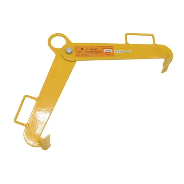 Steel Vertical Drum Clamp 1,000 Lb. Capacity Yellow