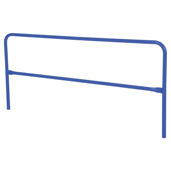 Steel Safety Railing 10 Ft. Length Blue