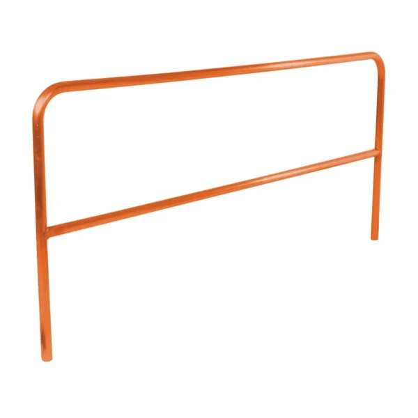 Steel Safety Railing 10 Ft. Length Orange