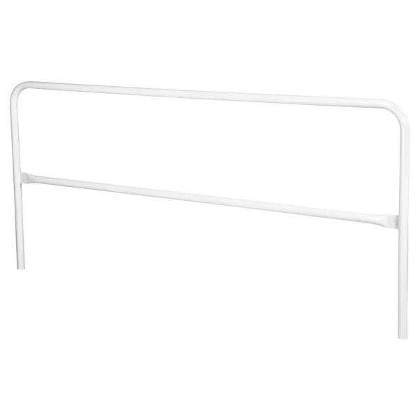 Steel Safety Railing 10 Ft. Length White