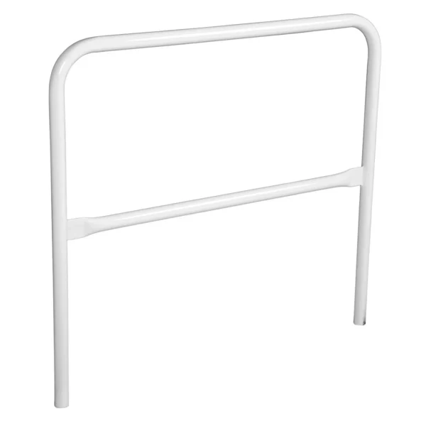 Steel Safety Railing 4 Ft. Length White
