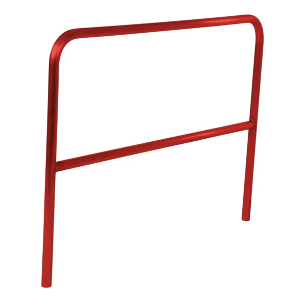 Steel Safety Railing 5 Ft. Length Red