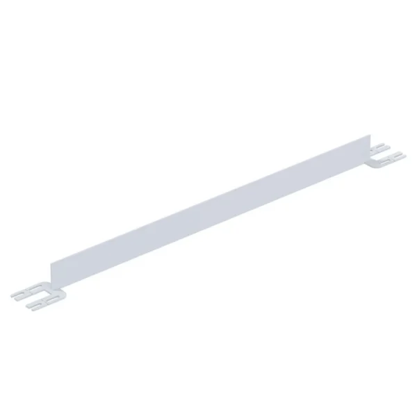 Steel Toe Board For Pipe Safety Railing 5 Ft. Length White