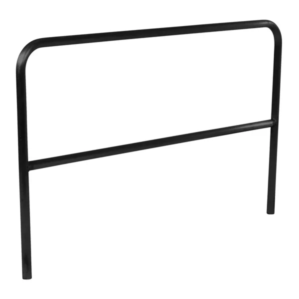 Steel Safety Railing 6 Ft. Length Black