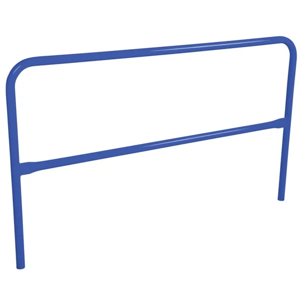 Steel Safety Railing 6 Ft. Length Blue