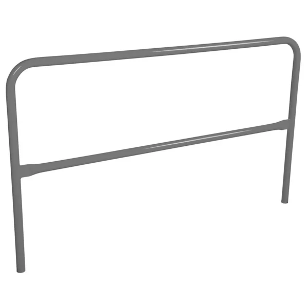 Steel Safety Railing 6 Ft. Length Gray Semi Gloss